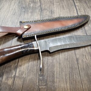 Handmade Damascus Steel Bowie Knife