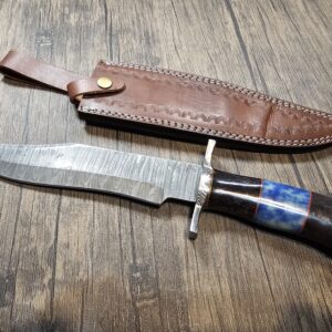 Handmade Damascus Steel Bowie Knife