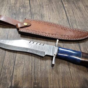Handmade Damascus Steel Bowie Knife