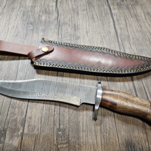 Handmade Damascus Steel Bowie Knife