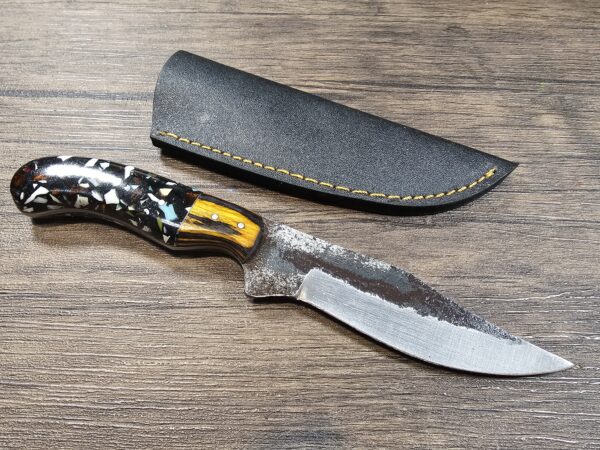 Handmade 9" Railroad Spike Steel Knife - Image 2