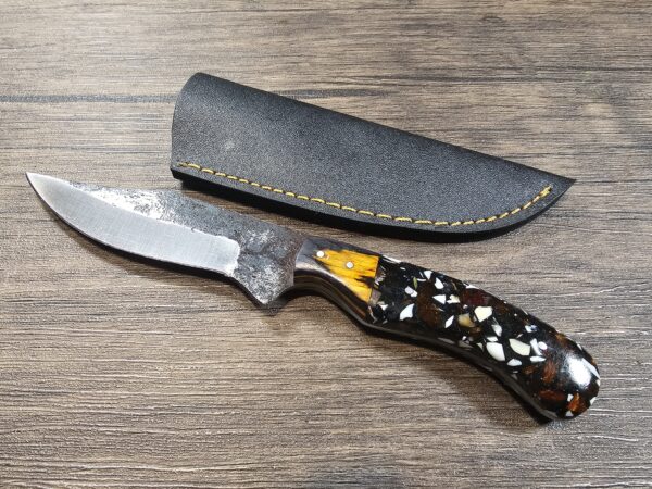 Handmade 9" Railroad Spike Steel Knife