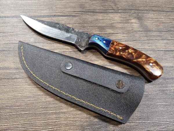 Handmade 9" Railroad Spike Steel Knife - Image 2