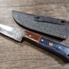 Handmade 8" Damascus Steel Skinning Knife