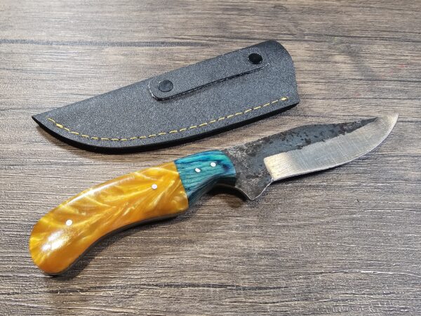 Handmade 9" Railroad Spike Steel Knife - Image 2