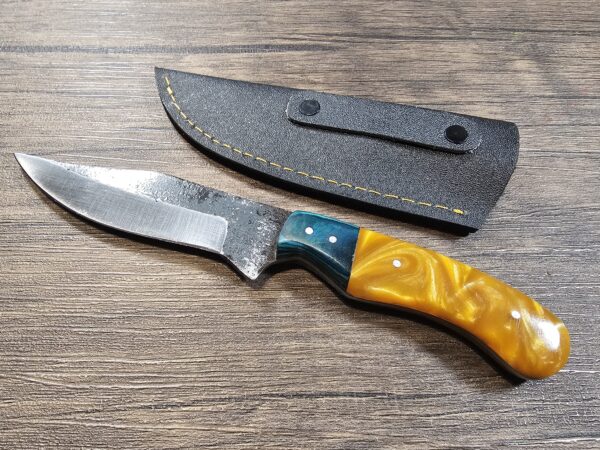 Handmade 9" Railroad Spike Steel Knife