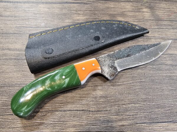 Handmade 9" Railroad Spike Steel Knife