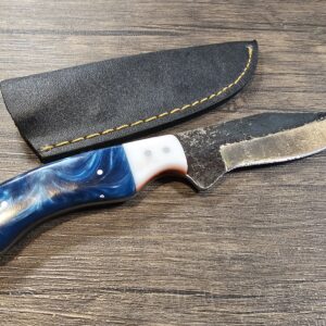Handmade 9" Railroad Spike Steel Knife