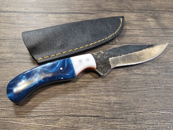 Handmade 9" Railroad Spike Steel Knife