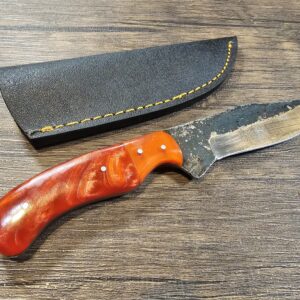 Handmade 9" Railroad Spike Steel Knife