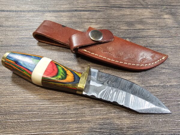 Handmade 6" Damascus Steel Knife - Image 2