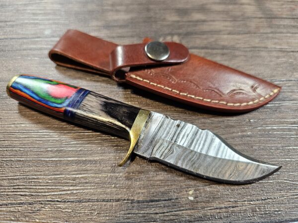 Handmade 6" Damascus Steel Knife - Image 2